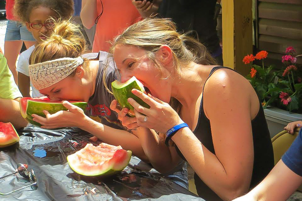 Deer Run Campground Watermelon Eating Contest